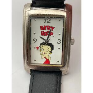 Betty Boop Women's Watch 28mm - Leather Adjustable Band - New Battery